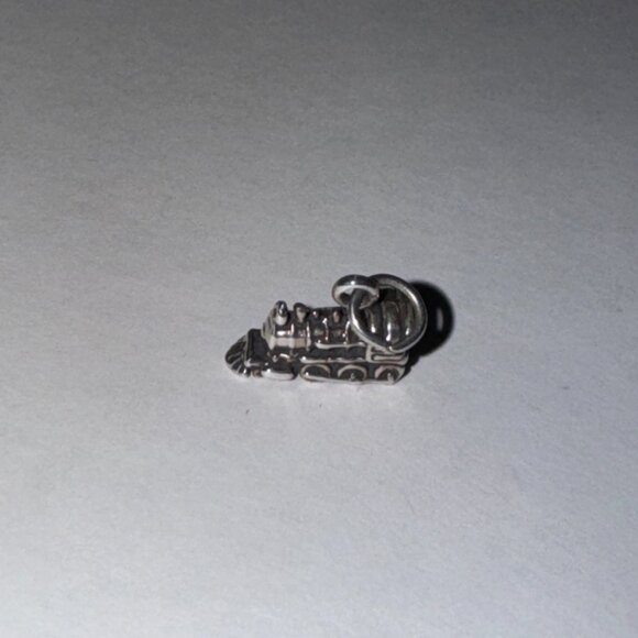 Sterling Silver Train Pendant - Picture 12 of 16